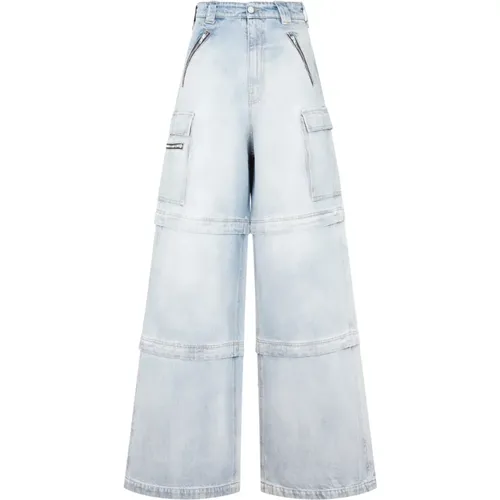 Transformer Baggy Jeans Aw23 , female, Sizes: W24, W25 - Vetements - Modalova