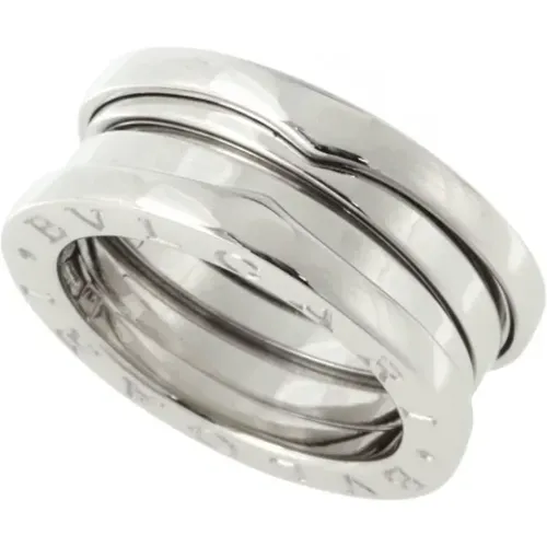 Pre-owned White Gold rings , female, Sizes: ONE SIZE - Bvlgari Vintage - Modalova