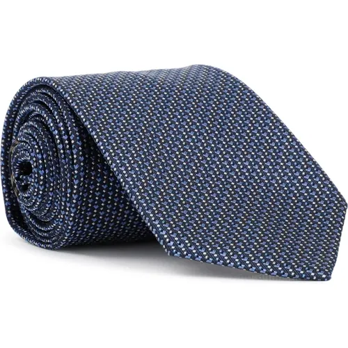 Elegant Black Bluette Silk Tie - Brioni - Modalova