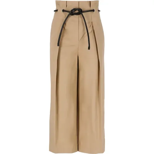 Cotton Trousers with Belt , female, Sizes: 2XS - 3.1 phillip lim - Modalova