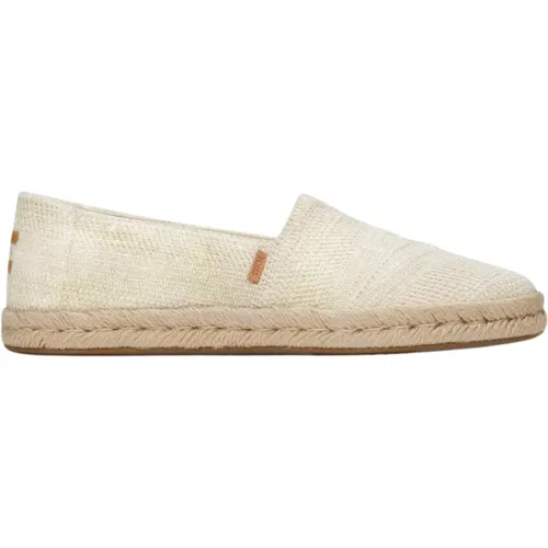 Rope 2.0 Loafers in Creme , female, Sizes: 7 UK, 8 UK - TOMS - Modalova