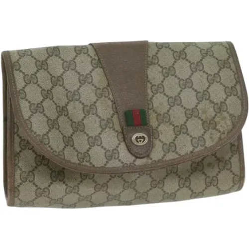 Pre-owned Leder clutches - Gucci Vintage - Modalova