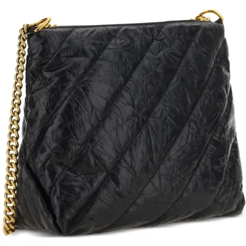 Quilted Shoulder Bag with Antique Gold Hardware , female, Sizes: ONE SIZE - Balenciaga - Modalova