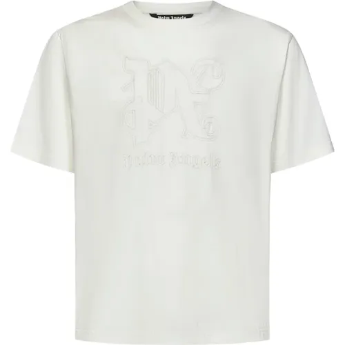 Mens Clothing T-Shirts Polos Ss24 , male, Sizes: S - Palm Angels - Modalova