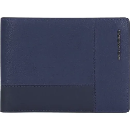 Leather Wallet Rfid Protection , male, Sizes: ONE SIZE - Piquadro - Modalova