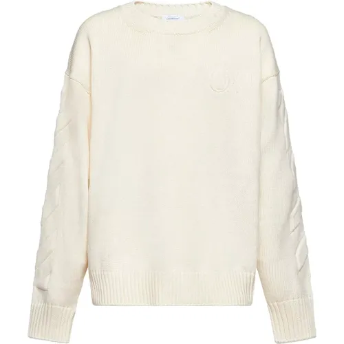 Stylish Sweaters Collection , male, Sizes: XL, S, L - Off White - Modalova