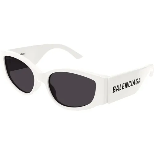 Schicke Sonnenbrille Schwarzer Rahmen , Damen, Größe: 56 MM - Balenciaga - Modalova