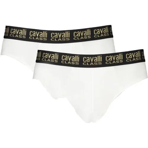 Herren Weiß Slip Bi-Pack - Cavalli Class - Modalova