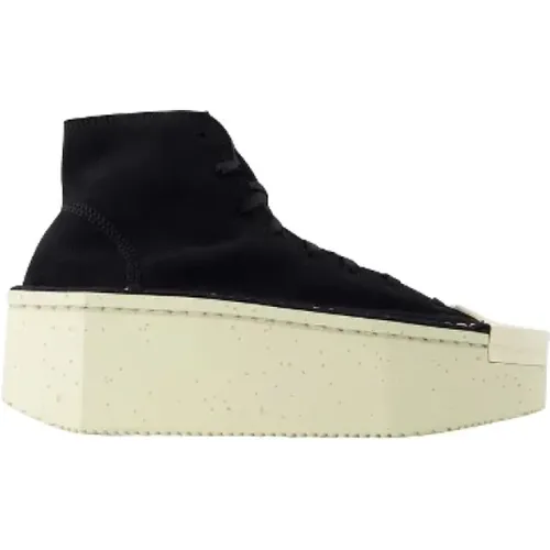 Calfskin and Suede Sneakers , female, Sizes: 7 1/2 UK - Y-3 - Modalova