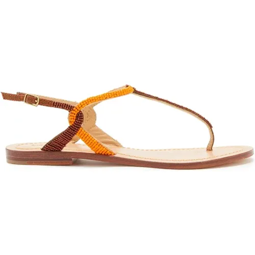 Handgemachte Thong Vreeland® Sandalen , Damen, Größe: 37 EU - MALIPARMI - Modalova