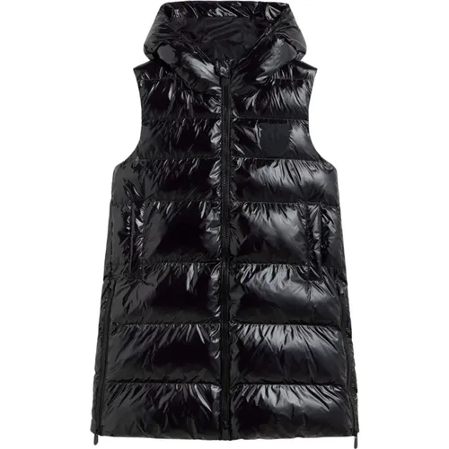 Glänzende Ärmellose Gilet Jacke - pinko - Modalova