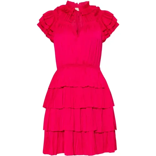 Vesna pleated dress , female, Sizes: S, L, M, XS - Ulla Johnson - Modalova