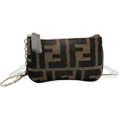 Pre-owned Canvas wallets , female, Sizes: ONE SIZE - Fendi Vintage - Modalova