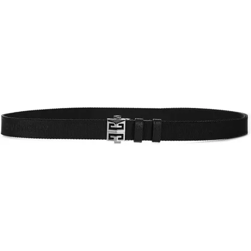 Contemporary Belt with 4G Logo Plaque , male, Sizes: 100 CM - Givenchy - Modalova