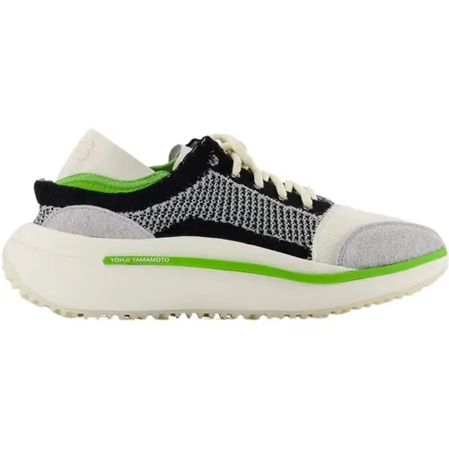 Knit Sneakers - Leather Blend , male, Sizes: 7 UK, 9 1/2 UK, 7 1/2 UK - Y-3 - Modalova