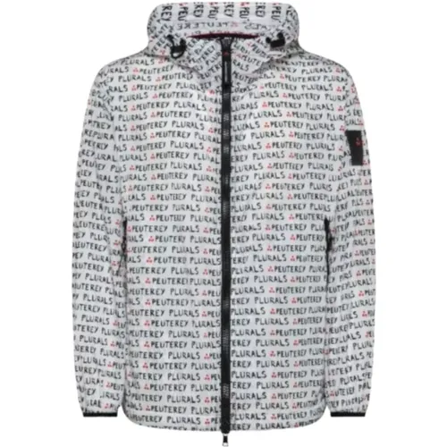 Hooded Jacket with Digital Print - XS , male, Sizes: XS - Peuterey - Modalova