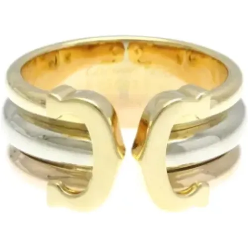 Pre-owned Rose Gold rings , female, Sizes: ONE SIZE - Cartier Vintage - Modalova