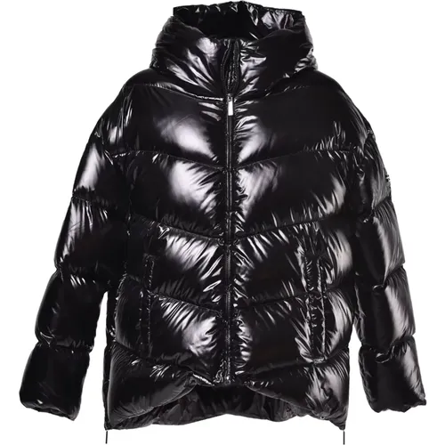 Down jacket in nylon , female, Sizes: S, XL, L, XS, M, 2XL - Baldinini - Modalova