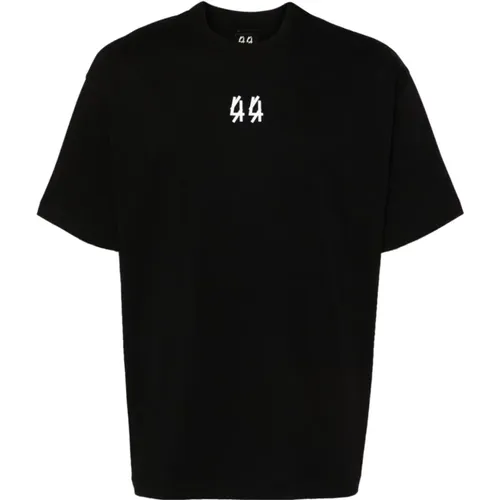 Logo Print Crew Neck T-shirt , male, Sizes: XL, M, L, S - 44 Label Group - Modalova