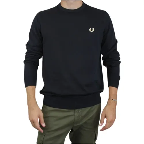 Round Neck Knit Jersey , male, Sizes: XL - Fred Perry - Modalova