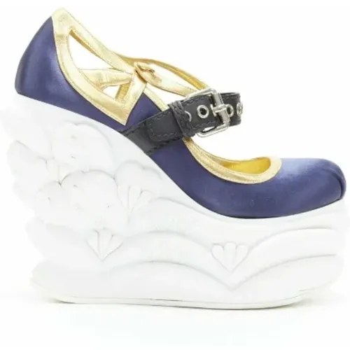 Pre-owned Silk heels , female, Sizes: 1 UK - Miu Miu Pre-owned - Modalova