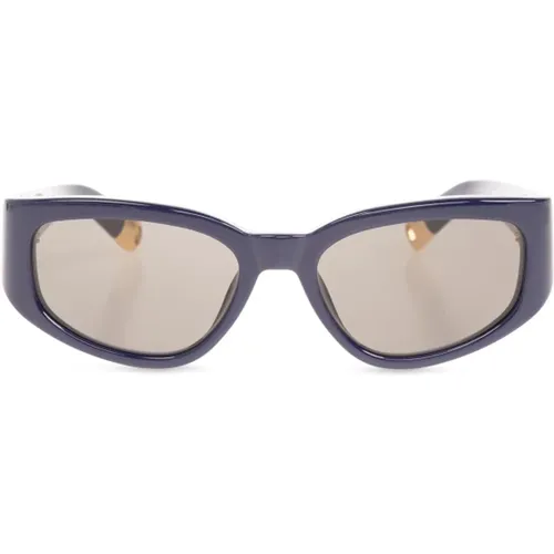 Sunglasses with logo , female, Sizes: ONE SIZE - Jacquemus - Modalova