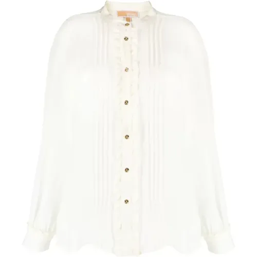 Casual Button Down Blouse , Damen, Größe: XS - Michael Kors - Modalova