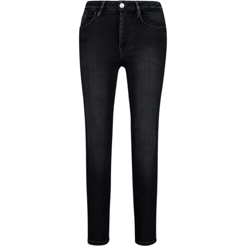 Le One Skinny Crop Jeans , female, Sizes: S, M - Frame - Modalova