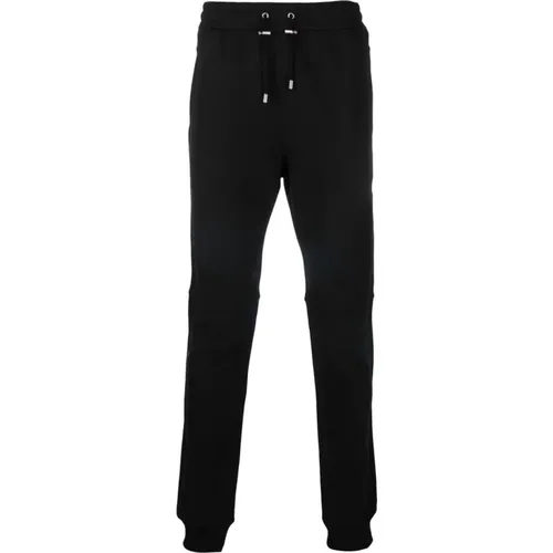 Ribbed Printed Sweatpants , male, Sizes: XL, L - Balmain - Modalova