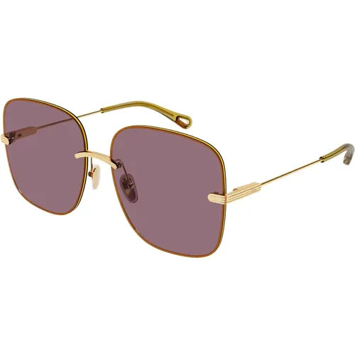 Sonnenbrille für Frauen , unisex, Größe: 61 MM - Chloé - Modalova