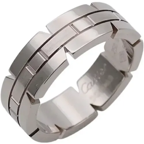 Pre-owned White Gold rings , female, Sizes: ONE SIZE - Cartier Vintage - Modalova