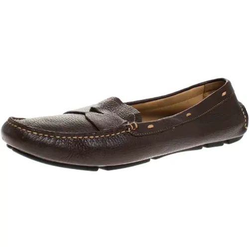 Pre-owned Leather flats , female, Sizes: 6 UK - Prada Vintage - Modalova