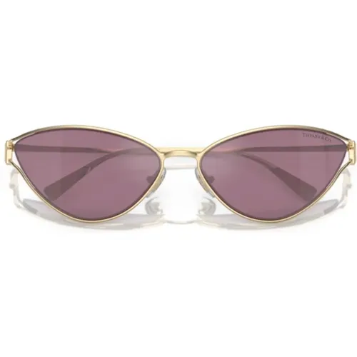 Cat-eye sunglasses with detachable edges , female, Sizes: 61 MM - Tiffany - Modalova