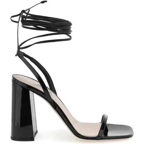 Leather Sandals for Women , female, Sizes: 6 UK, 5 UK, 7 UK, 4 UK - Miu Miu - Modalova