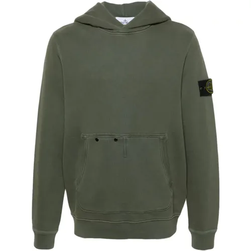 Grüne Pullover für Männer , Herren, Größe: XL - Stone Island - Modalova