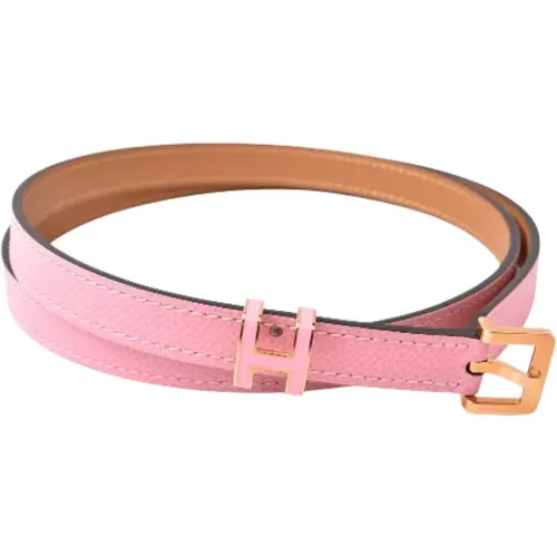 Pre-owned Leather belts , female, Sizes: ONE SIZE - Hermès Vintage - Modalova