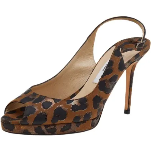 Pre-owned Fabric sandals , female, Sizes: 8 UK - Jimmy Choo Pre-owned - Modalova