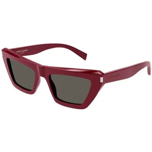Mutige Cat-Eye Sonnenbrille , Damen, Größe: 52 MM - Saint Laurent - Modalova