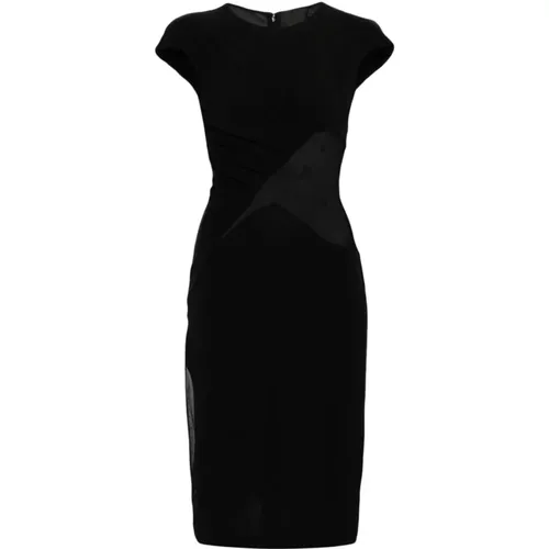 Panelled Tulle Dress , female, Sizes: XS - Givenchy - Modalova