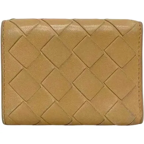 Pre-owned Leather wallets , female, Sizes: ONE SIZE - Bottega Veneta Vintage - Modalova