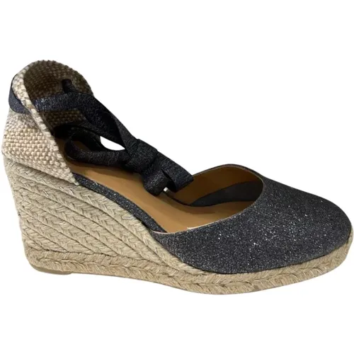 Carina Wedge Espadrilles mit Glitzerdetail - Castañer - Modalova