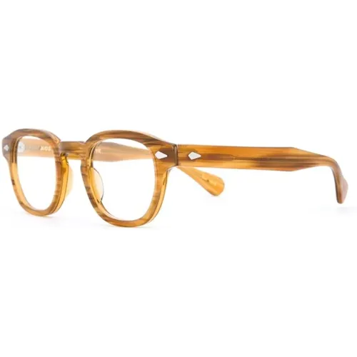 Blonde Optische Brille Must-Have , unisex, Größe: 49 MM - Moscot - Modalova