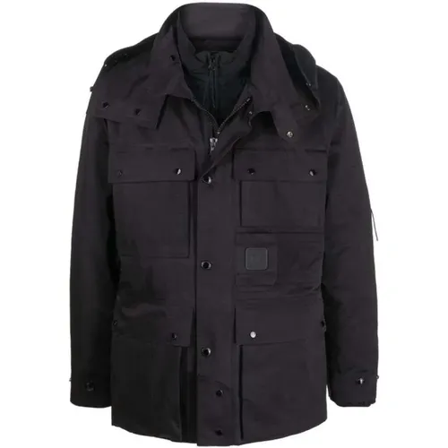 Cargo-Pocket Zipped Jacket , male, Sizes: XL - C.P. Company - Modalova