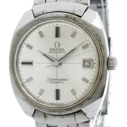 Pre-owned Stainless Steel watches , male, Sizes: ONE SIZE - Omega Vintage - Modalova