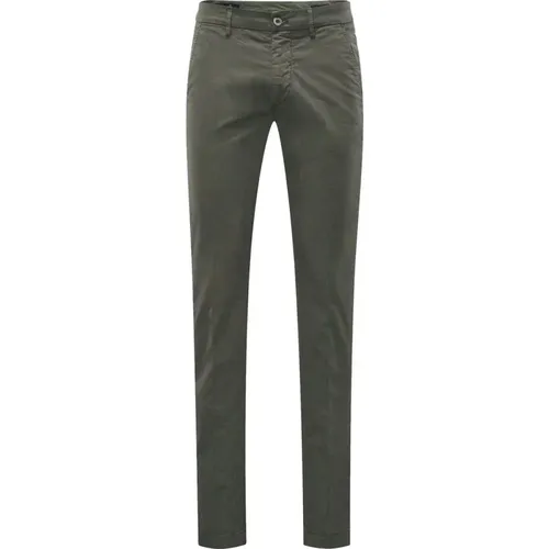 Stretch Chino Pants Gray , male, Sizes: M, 2XL, XL - Mason's - Modalova