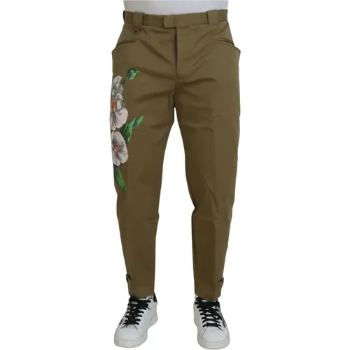 Blumige Chino Hose Dolce & Gabbana - Dolce & Gabbana - Modalova