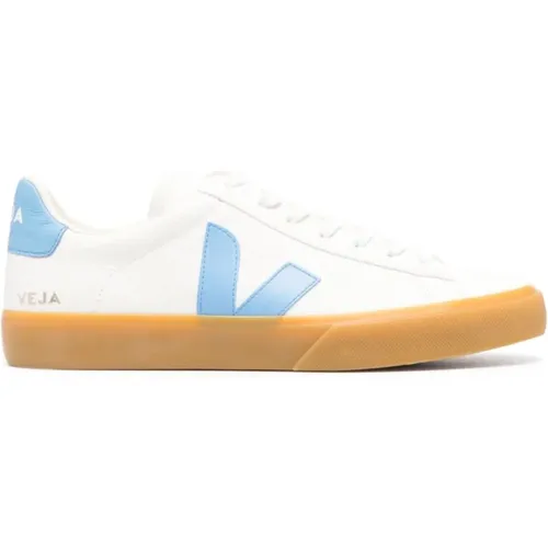 Weiße Leder Campo Sneakers , Herren, Größe: 44 EU - Veja - Modalova