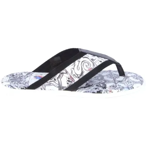 Men's Beach Sandals , male, Sizes: 9 UK, 6 UK, 5 UK, 7 UK, 8 UK, 10 UK - Dolce & Gabbana - Modalova