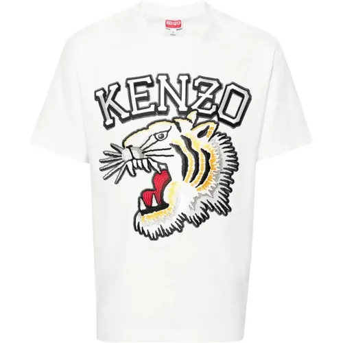 Tiger Varsity T-shirt , Herren, Größe: L - Kenzo - Modalova