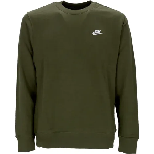 Leichter Crewneck Sweatshirt Grün/Weiß - Nike - Modalova